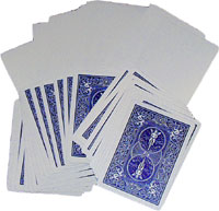 karty Bicycle gaff Blue/Blank - modrý rub, prázdný líc - 1 karta