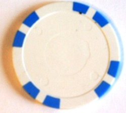 Zakázková výroba žetonů - prázdný žeton Kasino Profesional 11,5 gramu světle modrý