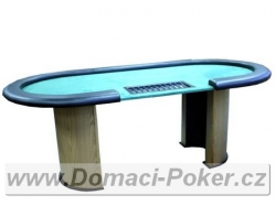 Zapůjčení: Pokerový stůl - Profi s dealerem - zelený