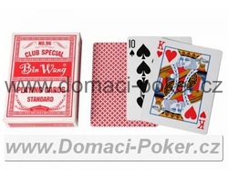 Hrací karty na poker BCG Playing Cards No. 92 červené 11+1 zdarma