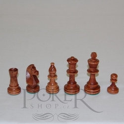 Šachové figurky Stauton č. 5 v dřevěné krabičce král 95 mm
