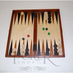 Backgammon + šachy - 270x270x50, král 50mm