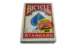 karty Bicycle gaff Stripper deck - stoupající kouzelnické karty červené