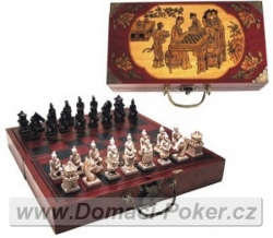 Luxusní šachy 35 x 35 cm s čínskými motivy