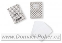 Dal Negro Torcello Poker index 4 rohy bílé poker karty 100% plast