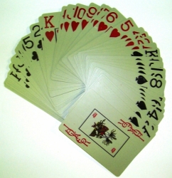 Poker karty 100% plastové karty na poker modré EXTRA CENA