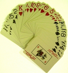 Poker karty 100% plastové karty na poker modré EXTRA CENA