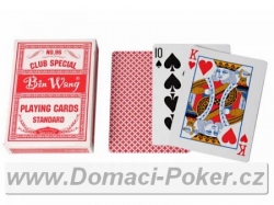 Hrací karty na poker BCG Playing Cards No. 92 - červené