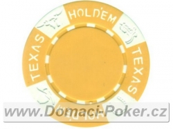 Texas Holdem 11,5gr. - Žlutý