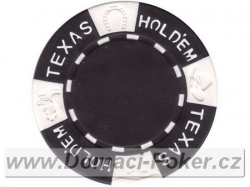Texas Holdem 11,5gr. - Černý