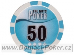 The Nuts 11,5gr. - Hodnota 50 - světle modrý