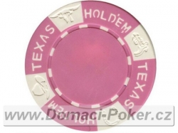 Texas Holdem 11,5gr. - Růžový