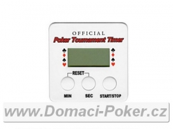 Poker timer hranaté stopky Official Tournament + AAA baterie