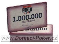 WSOP Main Event 10gr. - Plaketa 1.000.000 - červená