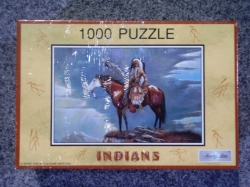 2x Puzzle Indiáni 1000 dílků