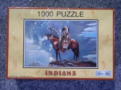 2x Puzzle Indiáni 1000 dílků