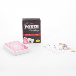 Albi Poker plastové karty červené