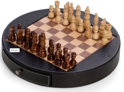 Šachová magnetická sada 300 x 300 x 40mm, magnetické šachy 