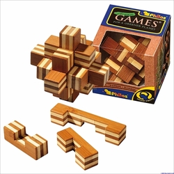 Philos Green games babusový hlavolam - Philos bamboo Star puzzle 6054