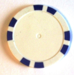 Zakázková výroba žetonů - prázdný žeton Kasino Profesional 11,5 gramu tmavě modrý