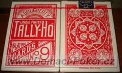 Hrací karty Tally-Ho Fan circle - červené