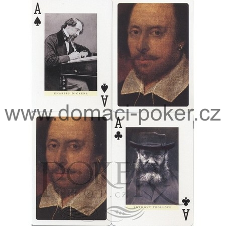 Piatnik Poker Spisovatelé & básníci