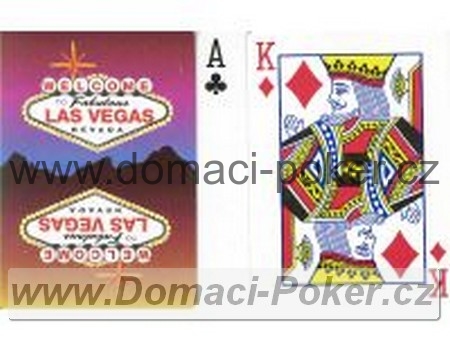 Hrací karty na poker Welcome to Las Vegas 11+1 zdarma