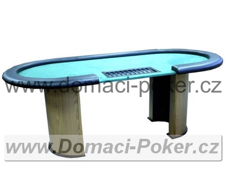 Zapůjčení: Pokerový stůl - Profi s dealerem - zelený