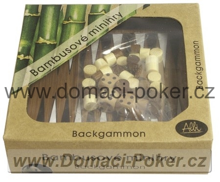 Backgammon (Vrchcáby) - bambusová minihra