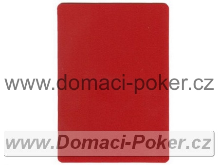 Cut Card Pokersize - červená