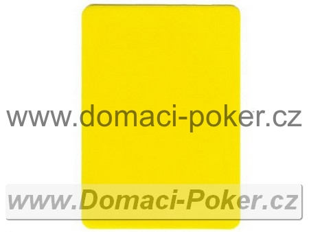 Cut Card Pokersize - žlutá
