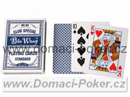 Hrací karty na poker BCG Playing Cards No. 92 - modré