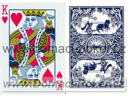 Hrací karty poker Playing Cards 988 modré + červené 11+1 zdarma