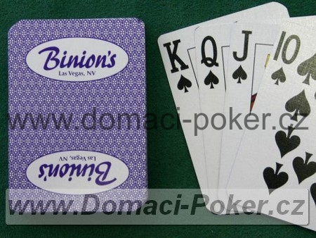 Hrací karty Casino Binions