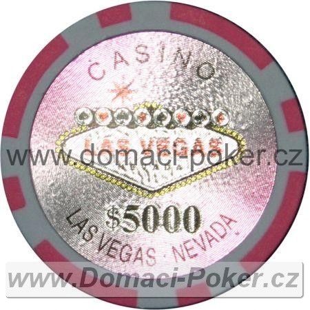 Las Vegas Laser 13gr. - Hodnota 5000 - růžový
