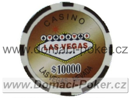 Las Vegas Laser 13gr. - Hodnota 10000 - hnědý
