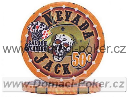 Nevada Jack 10,5gr. - Hodnota 50c - oranžový
