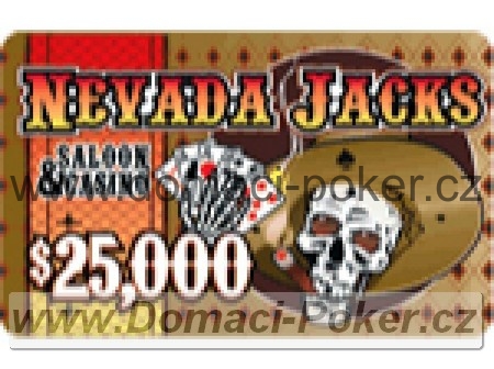 Nevada Jack 10,5gr. - Plaketa 25000$ - zlatá