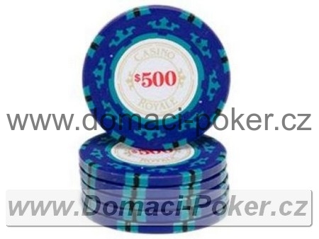 Casino Royal 14gr. - Hodnota 500 - tmavě modrý
