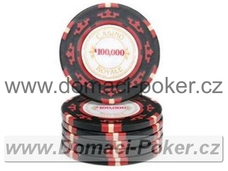 Casino Royal 14gr. - Hodnota 100000 - černý