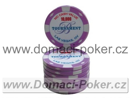 Las Vegas Tournament 10gr. - Hodnota 10000 - světle fialový