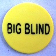 Big blind button tištěný