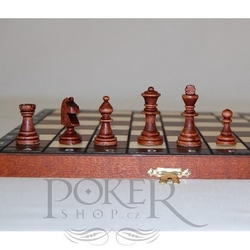 Backgammon + šachy - 270x270x50, král 50mm
