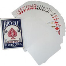 karty Bicycle gaff Blank back - bílý rub - 1 karta